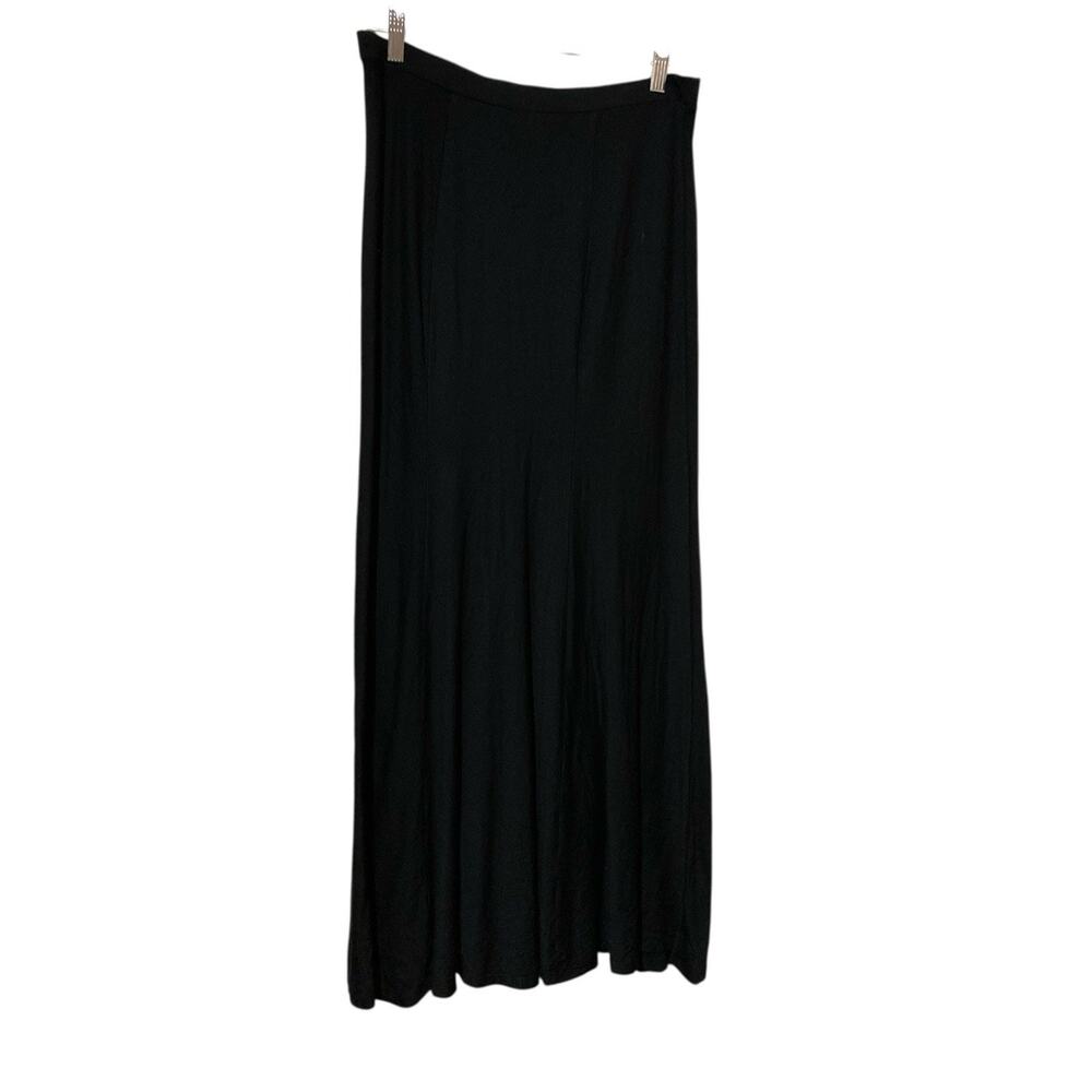 ELLE Black Maxi Skirt Size‎ Medium Modest CottageCore
